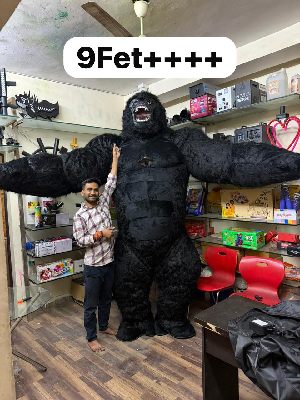 7 FT BLACK GORILLA IMPORTED