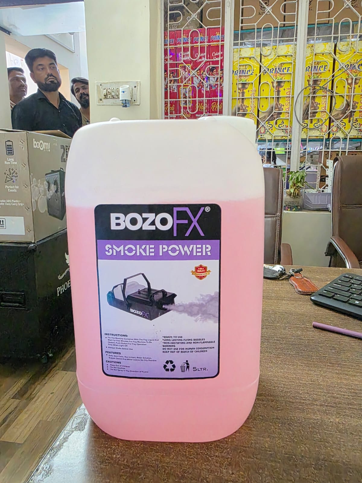 BOZO FX SMOKE POWER FOG LIQUID  (5Ltr)